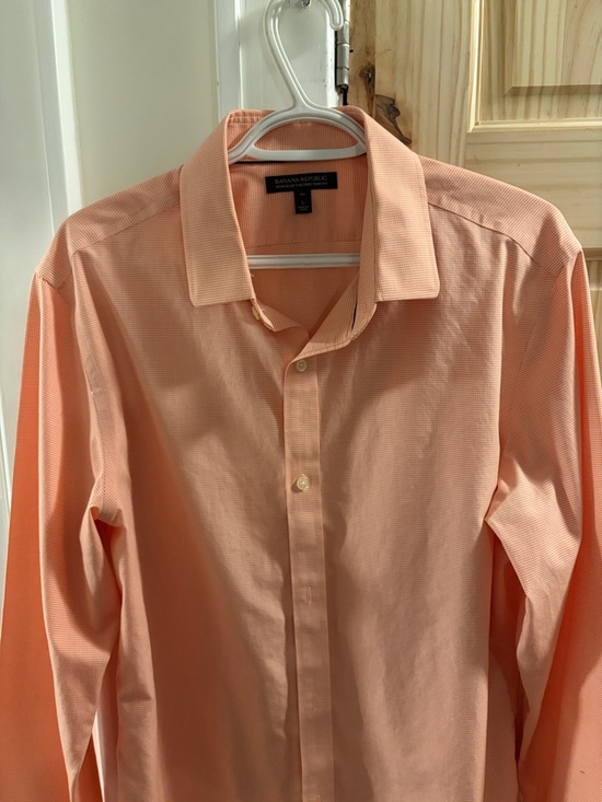 Banana Republic Other - Banana Republic L(Tall) Men's Light Peach Long-Sleeve Dress Shirt